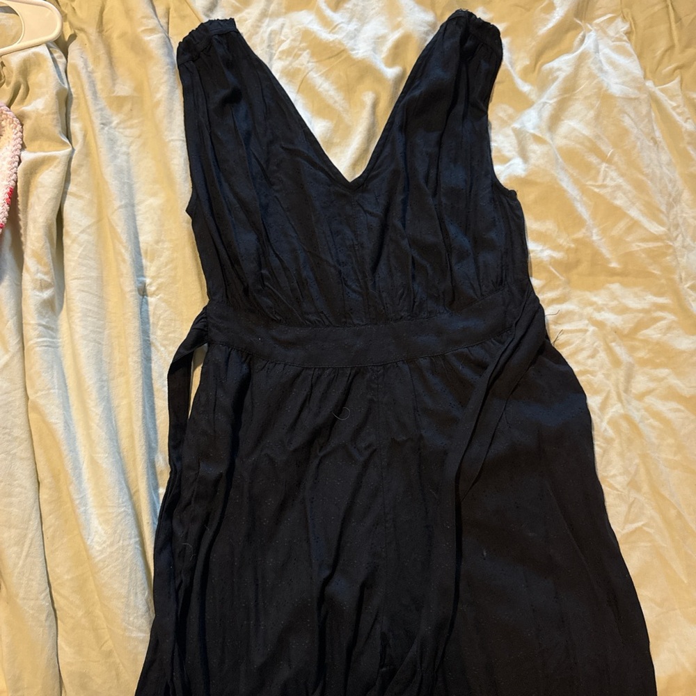 black jumpsuit